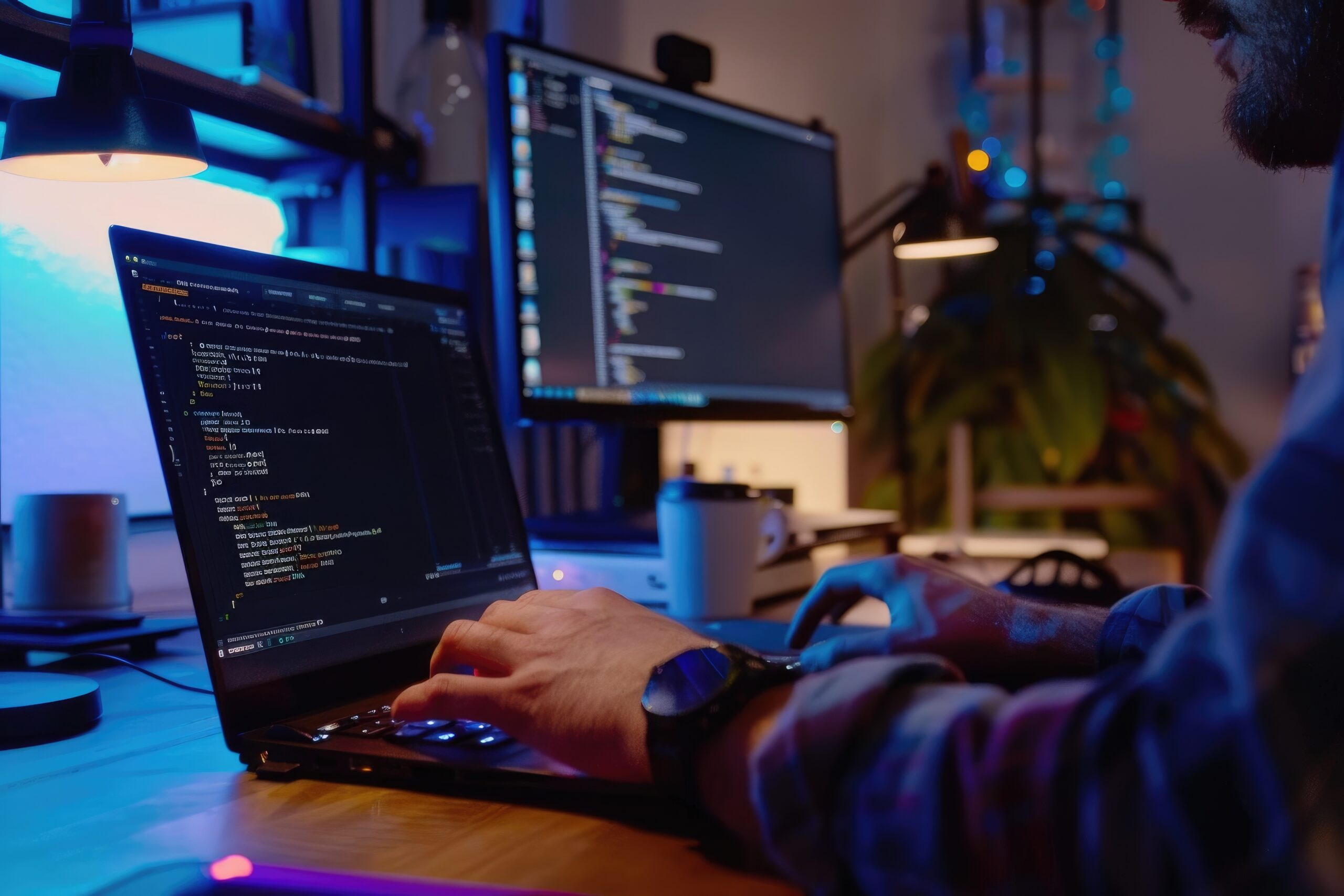 Professional WordPress website design layout showcasing responsive web development