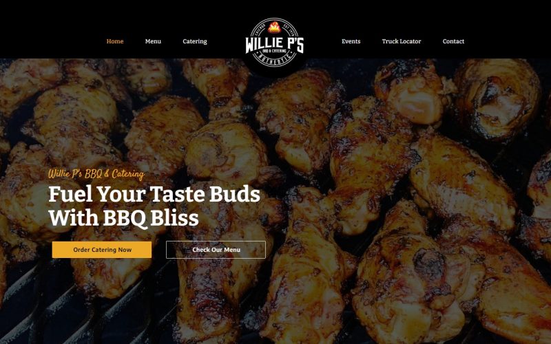 Willie Ps BBQ and Catering Website